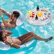 thumbnail image 5 of Inflatable Drink Holder Floating Bar, Juice Beer Beverage Tray Fruit Salad Buffet Server Large Capacity for Outdoor Summer Pool Beach Pool Party Spa (Transparent), 5 of 5