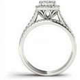 thumbnail image 3 of 1 Carat T.W. Diamond 10kt White Gold Single Halo Engagement Ring Set, 3 of 5