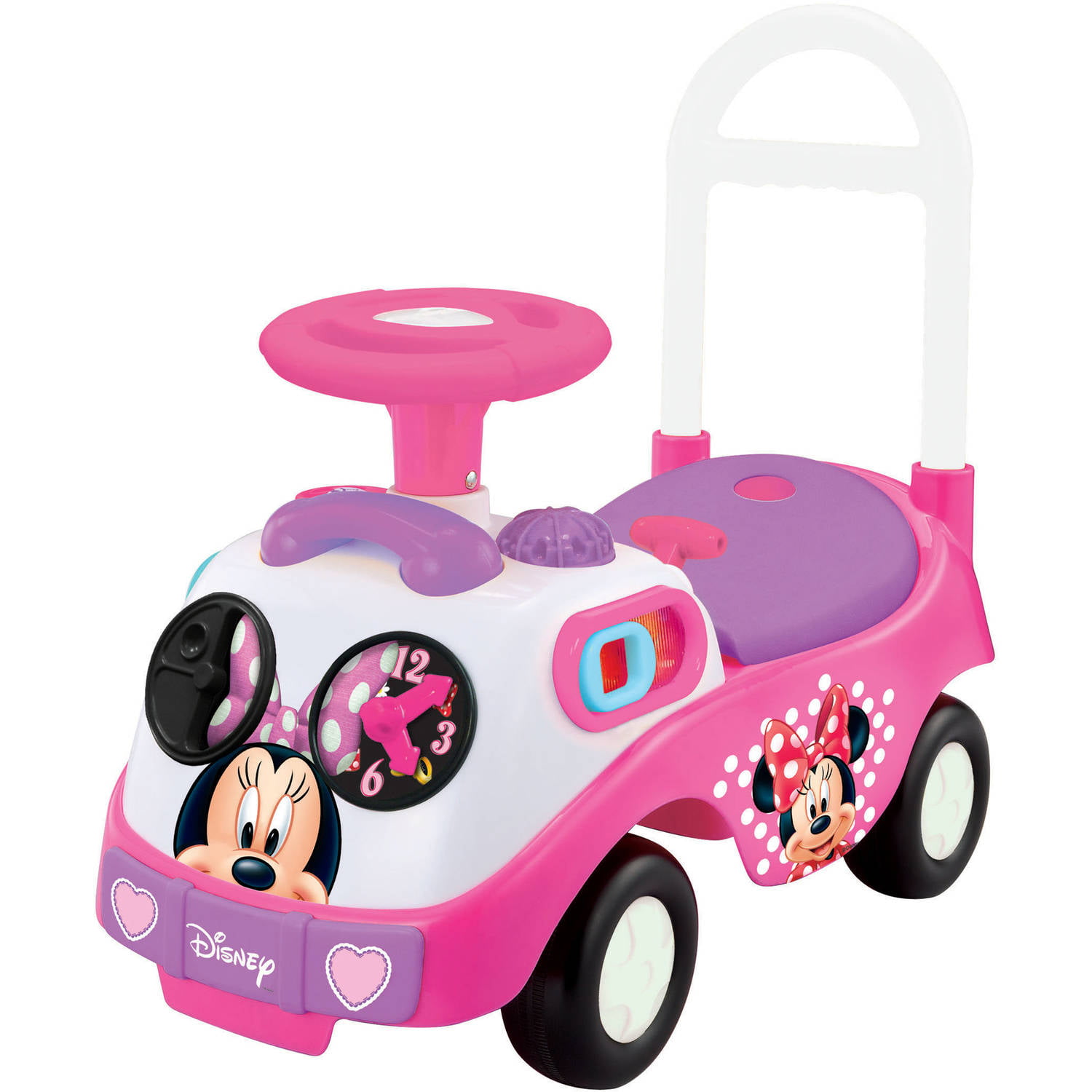 toddler girl push car