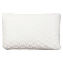 SobaMakura Original Buckwheat Pillow with 100% Cotton Cover, White, 20" x 12"