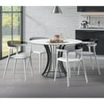 thumbnail image 5 of Omax Decor Mia Resin Patio Dining Chair in White - (Set of 2), 5 of 8