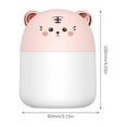 thumbnail image 5 of Humidifier Large Room,Quiet And Cute Portable Cool Mist Humidifier (Pink),Air Humidifier for Home Baby Nursery & Plants, 5 of 6