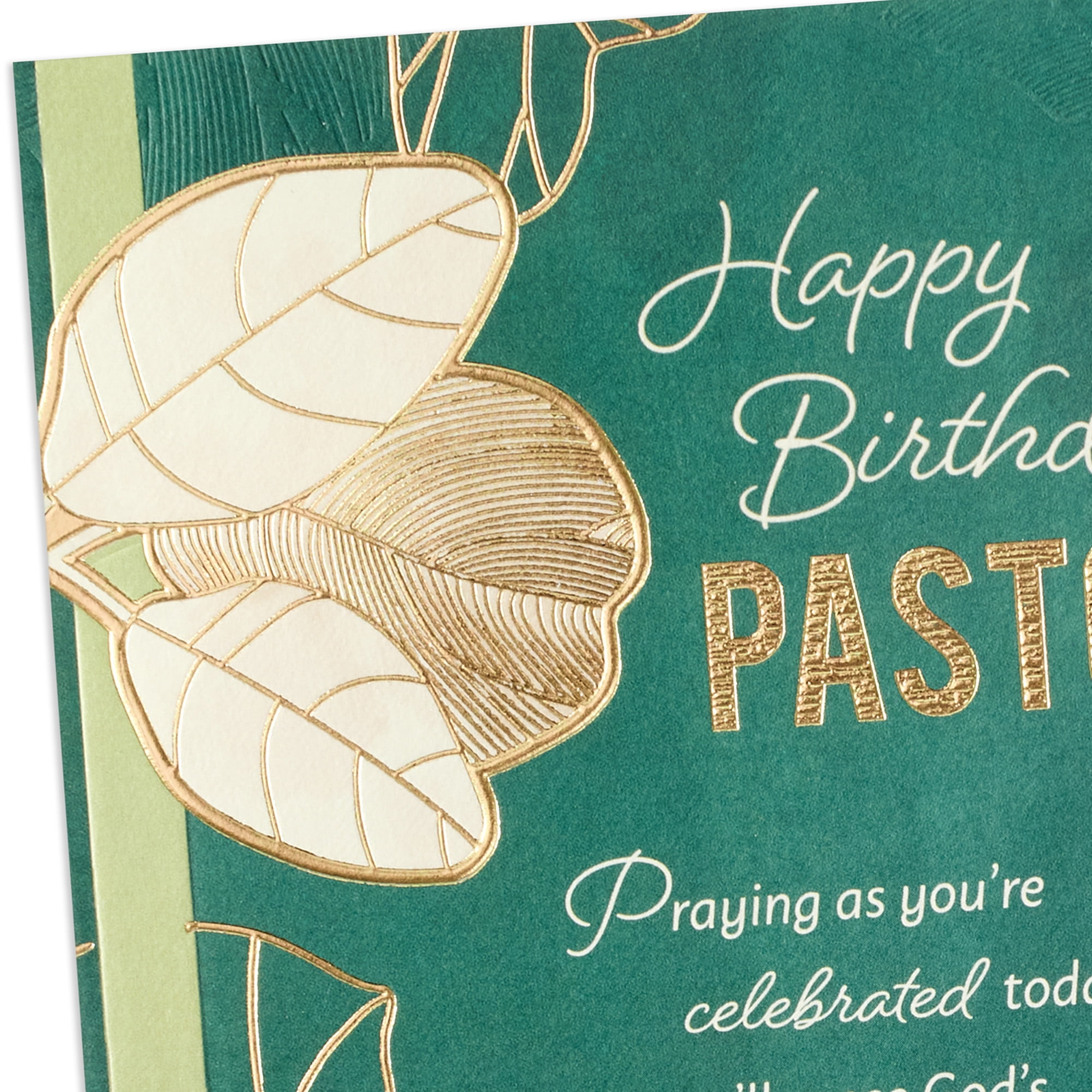 DaySpring Religious Birthday Card for Pastor (Birthday Blessings)