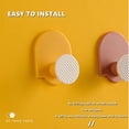 thumbnail image 5 of Adhesive Wall Hooks, 4 Pack Heavy Duty Utility Waterproof Geometric Hooks, 5 of 5