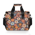 thumbnail image 7 of FORMRS Insulated Cooler Bag 24 Cans Capacity Soft Leakproof Lunch Box with Side Pockets, Colorful Flowers, 7 of 7