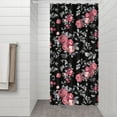 thumbnail image 2 of Waterproof Pioneer Shower Curtain 36x72 Inch Polyester Unique Colorful Floral Shower Curtain for Bathroom Hotel Home Decor with 7 Plastic Hooks, 2 of 2