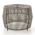 thumbnail image 2 of Calli Wicker All-Weather Coffee Table for Indoor Outdoor Use, Gray, 2 of 5