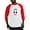 Red/White, variant on CafePress - Hardcore Gamer Baseball Jersey - Cotton Baseball Jersey, 3/4 Raglan Sleeve Shirt