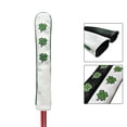 thumbnail image 6 of PU Leather Golf Alignment Rod Cover Case Holder, Golf Embroidery Pattern Headcover Holds at Least 2 Sticks for, 6 of 7