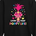 thumbnail image 3 of Trolls - Livin That Poppy Life - Toddler & Youth Long Sleeve Graphic T-Shirt, 3 of 5