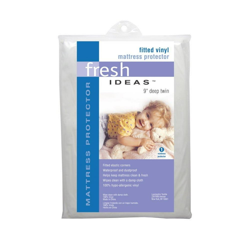 Fresh Ideas™ Fitted Vinyl Mattress Protector by Levinsohn
