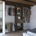thumbnail image 2 of Newboti Furniture 250 Closet System British, Bedroom, Dark Walnut 39093, 2 of 7
