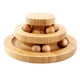 thumbnail image 1 of Juguetes de bolas de pista para gatos, juguete para gatos con rodillo de bambú de doble capa co CACAGOO Tocadiscos de pista, 1 of 7
