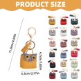 thumbnail image 3 of YYKihy Multipurpose Cute Mini Bag Keychain Leather Owl Tassel Keychain Owl Coi N Purse Keychain, 3 of 9