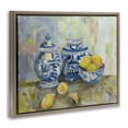 thumbnail image 4 of Stupell Industries Lemons & Pottery Classical Painting Food & Beverage Painting Brown Floater Framed Canvas Art Print Wall Art, 21 x 17, 4 of 9