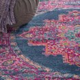 thumbnail image 6 of Nourison Passion Persian Blue 5'3" x ROUND Area Rug, (5 Round), 6 of 8