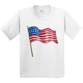 thumbnail image 3 of Inktastic American Flag Design Youth T-Shirt, 3 of 5