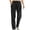Black, variant on Women's Quick-Drying Pants Ice Silk Cooling Pants Trendy 2024 Capri Pants Long Elastic High Waist Summer Casual Trousers