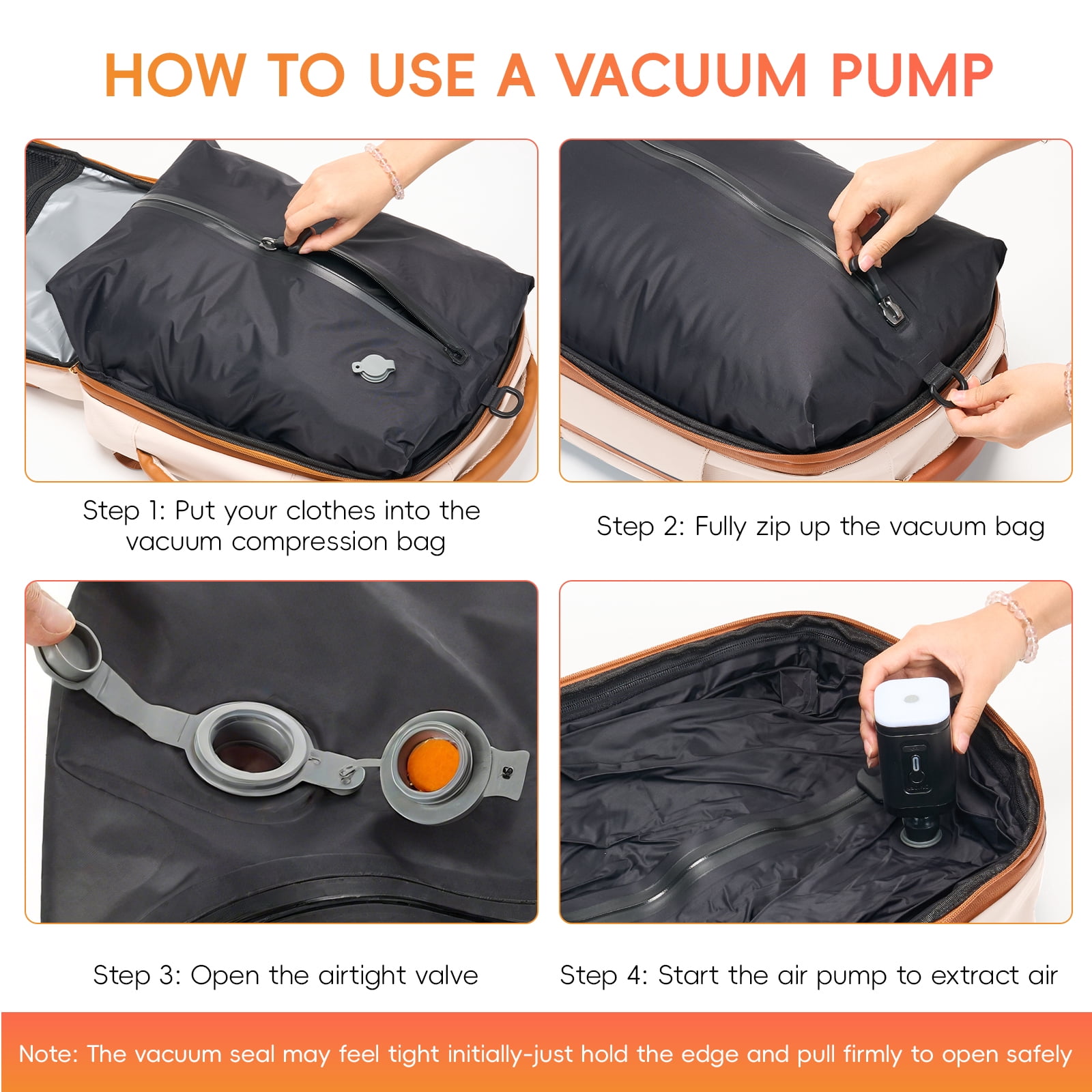 Fegat Rolling Vacuum Travel Backpack, 70L Expandable Compression Bag with Vacuum Pump,TSA Lock,Waterproof Carry on Luggage Vacuum Seal Backpacks Flight Approved for Travel Business Casual