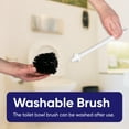 thumbnail image 4 of Toilet Brush Cleaner and Holder White 3 Pack Toilet Bowl Cleaner Brush with Scrubbing Wand, Brush and Storage Caddy for Easy Bathroom Cleaning, 4 of 9