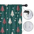 thumbnail image 4 of Blackout Kids Curtains,Dark Green Christmas Tree Pattern Childrens Insulated Curtains Set Of 2,Bedroom Essentials,Toddler Room Decor 42"x84", 4 of 5