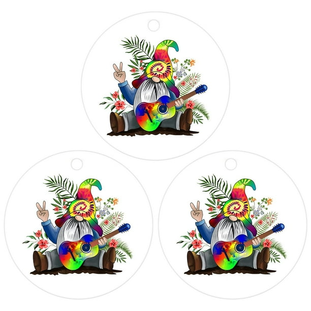 Los amantes de los gatos personalizados decoran adornos navideños redondos Wmkox8yii gf9424