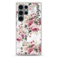 thumbnail image 2 of Marble and Pink Floral Samsung Galaxy 水晶透明保護殼,iPhone 12, 2 of 5