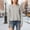 X-790Light Gray, variant on Women'S Hooded Sweater Long Sleeve Drawstring Solid Color Knitted Soft Comfortable Loose Fit Pullover For Daily Wear Khaki One Size