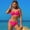 Pink, variant on ZZwxWA Bikini Sets for Women, 2 Piece Underwire Swimsuit, Two Piece Bathing Suit Brazilian Swimwear