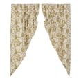 thumbnail image 2 of VHC Brands Dorset, Farmhouse Prairie Curtain Panels, Floral, Gold, 63x36x18, Set of 2, 2 of 3