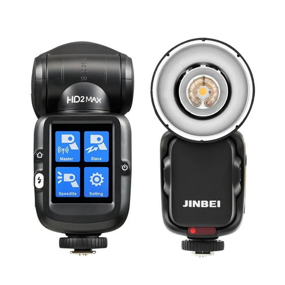 JINBEI HD-2MAX Camera Flash Speedlite TTL 1/8000s HSS Lithium Battery Flash for Canon Nikon Fuji Olympus Pentax Panasonic