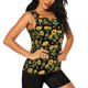 thumbnail image 2 of Balery Bees and Sunflowers Camiseta sin mangas estampada ligera para mujer, tops de entrenamiento sin mangas, camisetas de yoga transpirables de secado rápido.-Small, 2 of 7