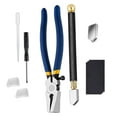 thumbnail image 1 of Wweixi 10Pcs Glass Kit for Breaking Fusing Stained Glass, 1 of 6