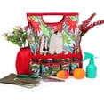 thumbnail image 2 of 9-piece Garden Tools Set with Gloves and Floral Tote Bag - Gardening Hand Tools Kit with Storage Bag, Gifts for Women, 2 of 4