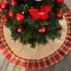 thumbnail image 3 of Wosthever Cubierta de faldas navideñas Tapete de piso Alfombra redonda de tela simple Fiesta en el hogar Hotel Centro comercial Escena Kits de decoración para fiestas, 3 of 6