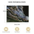 thumbnail image 2 of COMIO  Crocodile Canvas Wall Art Poster Pictures Animal Prints Decor、Wall Art For Living Room Bedroom Office With Framed, 2 of 5