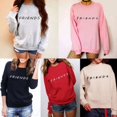 thumbnail image 3 of Chandail à Capuche Imprimé US Womens FRIENDS pour Femmes, Chandail Décontracté, Chandail-Over, Chandail-Over, Hauts, 3 of 5