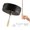 Black, variant on 150cm Cord Metal Pull Chain Switches 60mm Diameter General Switches for Ceiling Fan Pendant Light Wall Fixtures