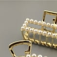 thumbnail image 2 of OUNONA Metal Hair Jaw Con Estilo Delicado Y Artificiales Para Realzar Peinados En Bodas Y Fiestas, 2 of 8