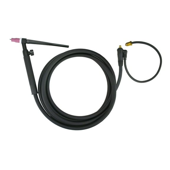 9V Series - 125 Amp - Air Cooled - TIG Torch - 12.5 feet 1-Piece Cable - Dinse 10-25 Connector
