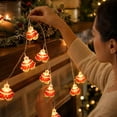 thumbnail image 6 of Cadancy Christmas String Lights Tree Decorations Battery Operated Garland Indoor Outdoor Fairy Lamp for Mantle Fireplace Wall Hanging Home Decor Holiday Party Xmas Decoration, 6 of 7