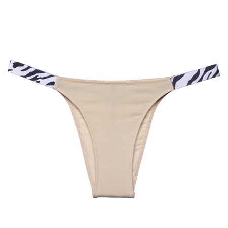 

Womens Sexier G-String Panties Underwear Thongs Lingerie Briefs T-Back Sheers Apricot L