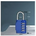thumbnail image 4 of Jinsinto [4 Pieces] 4-digit Combination Padlock, Combined Lock Waterproof, Waterproof Metal And Closing Clasp In Plated Steel, 4 of 5