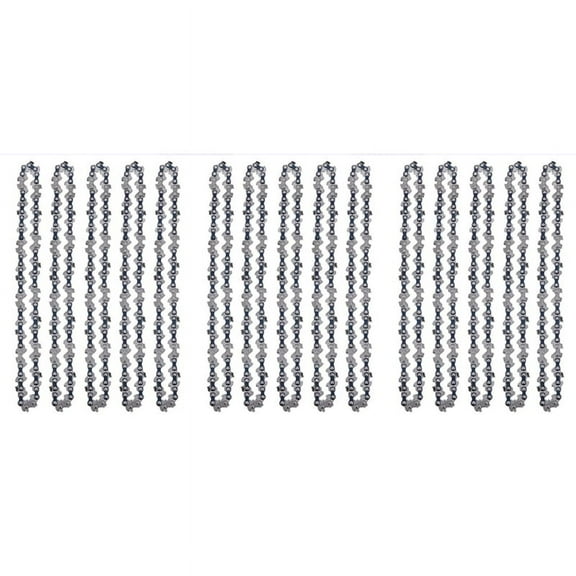 15Pcs Mini Chainsaw Chain for 6 Inch Chainsaw Chain Guide Saw Chain Replacement Portable Saw Chain