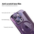 thumbnail image 2 of Allytechgroup Magnetic Case for Apple iPhone 16e, Compatible with Magsafe Cards Holder Wallet Case RFID Blocking Clear Back Cover Anti-Scratch Folio Shockproof Bisiness Type Case for Women, Purple, 2 of 7