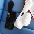 thumbnail image 4 of MasteelfCA Fuzzy Protective Case Bunny Ear Girly Phone Cover Compatible with Moto G8 Power Lite, 4 of 8
