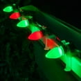 thumbnail image 2 of Opticore LED C7 Smooth Ceramic-Style Red and Green Christmas Lights with Shatterproof Christmas Bulbs, 50 Lights, 50ft, 2 of 7