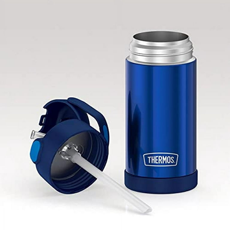THERMOS FUNTAINER 12 Ounce Stainless Steel Vacuum Insulated Kids Straw  Bottle, Blue & FUNTAINER 10 O…See more THERMOS FUNTAINER 12 Ounce Stainless
