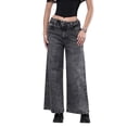 thumbnail image 1 of Pantalón SAVI Negro Wide Leg Tiro Medio Mujer SB4689, 1 of 8