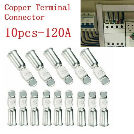 

10x 120Amp Copper Terminals Connector 1200A For Anderson Style Plugs Contacts